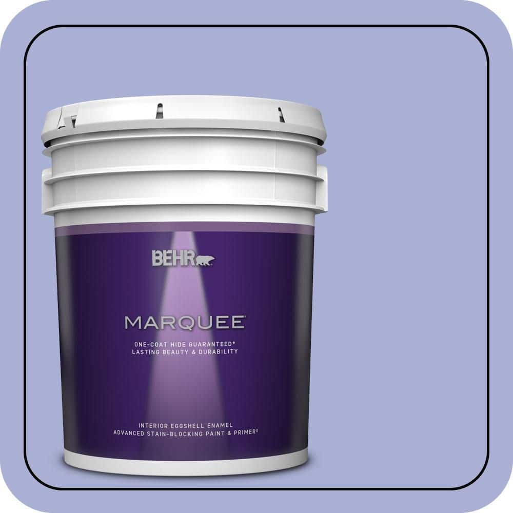 5 gal. #MQ4-30 Lavender Wash One-Coat Hide Eggshell Enamel Interior Paint & Primer price history on PriceWatchPro