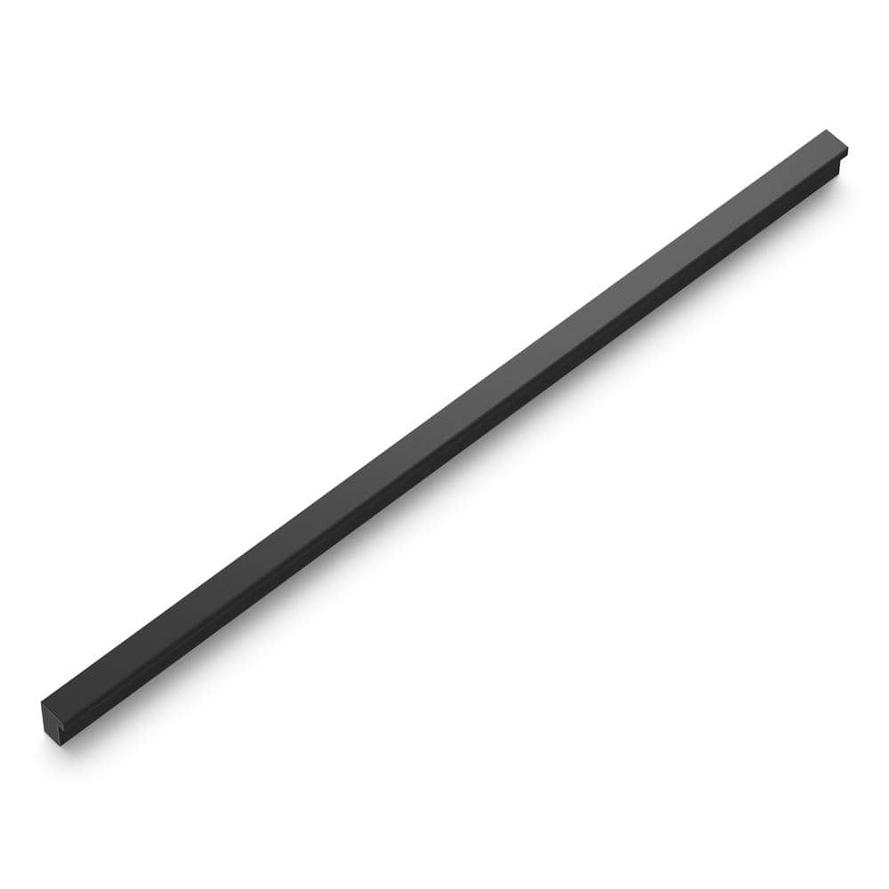 Brushed Nickel 14" Aluminum Finger Cabinet Pull
