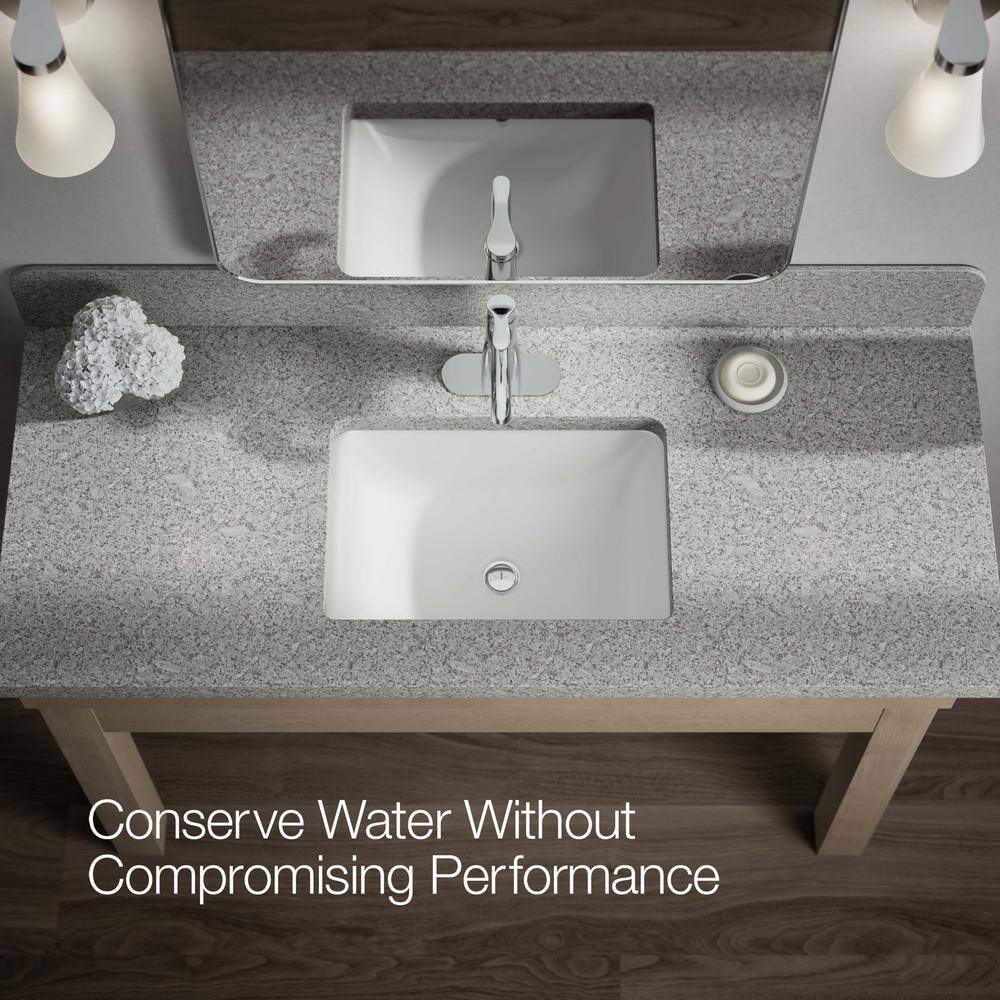 Polished Chrome Single-Handle Bathroom Sink Faucet