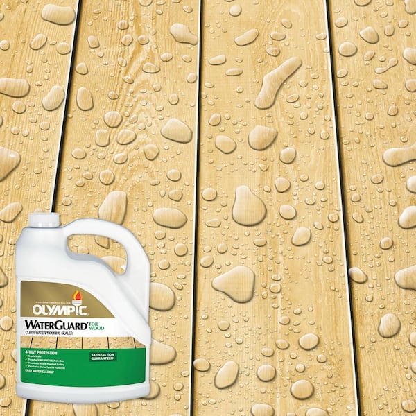 Olympic WaterGuard 1 gal. Clear Exterior Wood Sealer