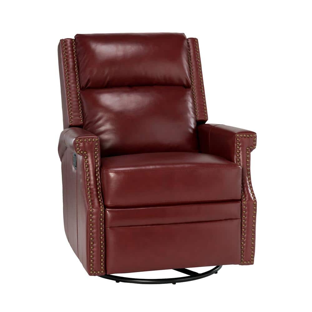 JAYDEN CREATION Dryope Burgundy Genuine Leather Nursery