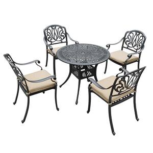 3 Piece Details about   Patio Bistro Furniture Set Outdoor Garden Table Set with Umbrella Hole 