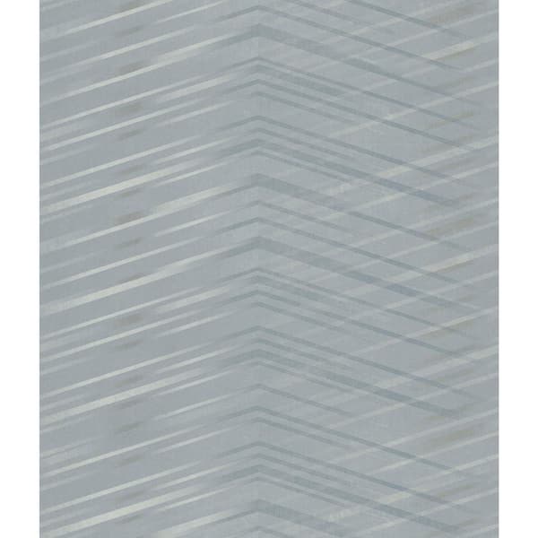 York Wallcoverings Glistening Chevron Unpasted Wallpaper (Covers 56 sq. ft.)