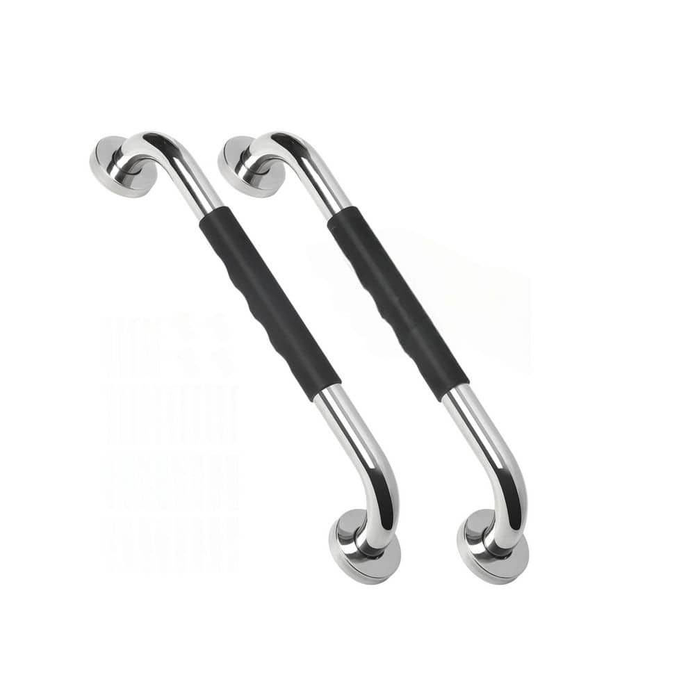 16 in. Concealed Screw Anti Slip Safety Grab Bars for Bathroom and Shower, 