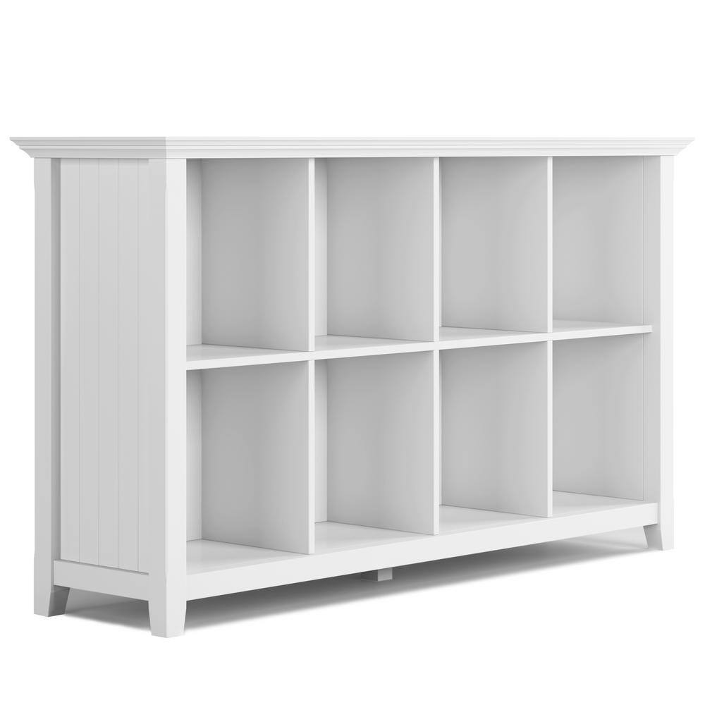 Simpli Home Acadian 15.75 in. D in White color & Rectangle shape