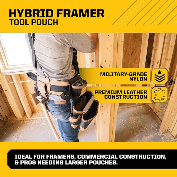 Tool Pouch For Belt Trutuch Leather Tool Belt With Leather Work