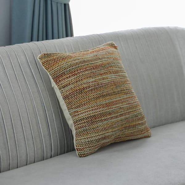 Small Lumbar Pillow Off-white and Gray Cute Lumbar Pillow  Cover-handmade-handwoven Decorative Pillow Bohemian Lumbar Bohemian Pillow  