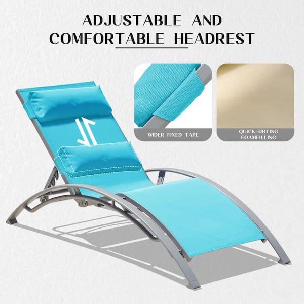 テーブル・チェア・ハンモック 5t9Table ZEST WORKS & ONE or EIGHT Movisa Set of 2 Adjustable Zero Gravity Chair Patio Lounge