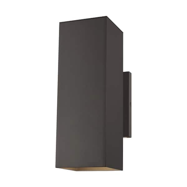 Generation Lighting Pohl Medium 2-Light Bronze Outdoor Wall Lantern