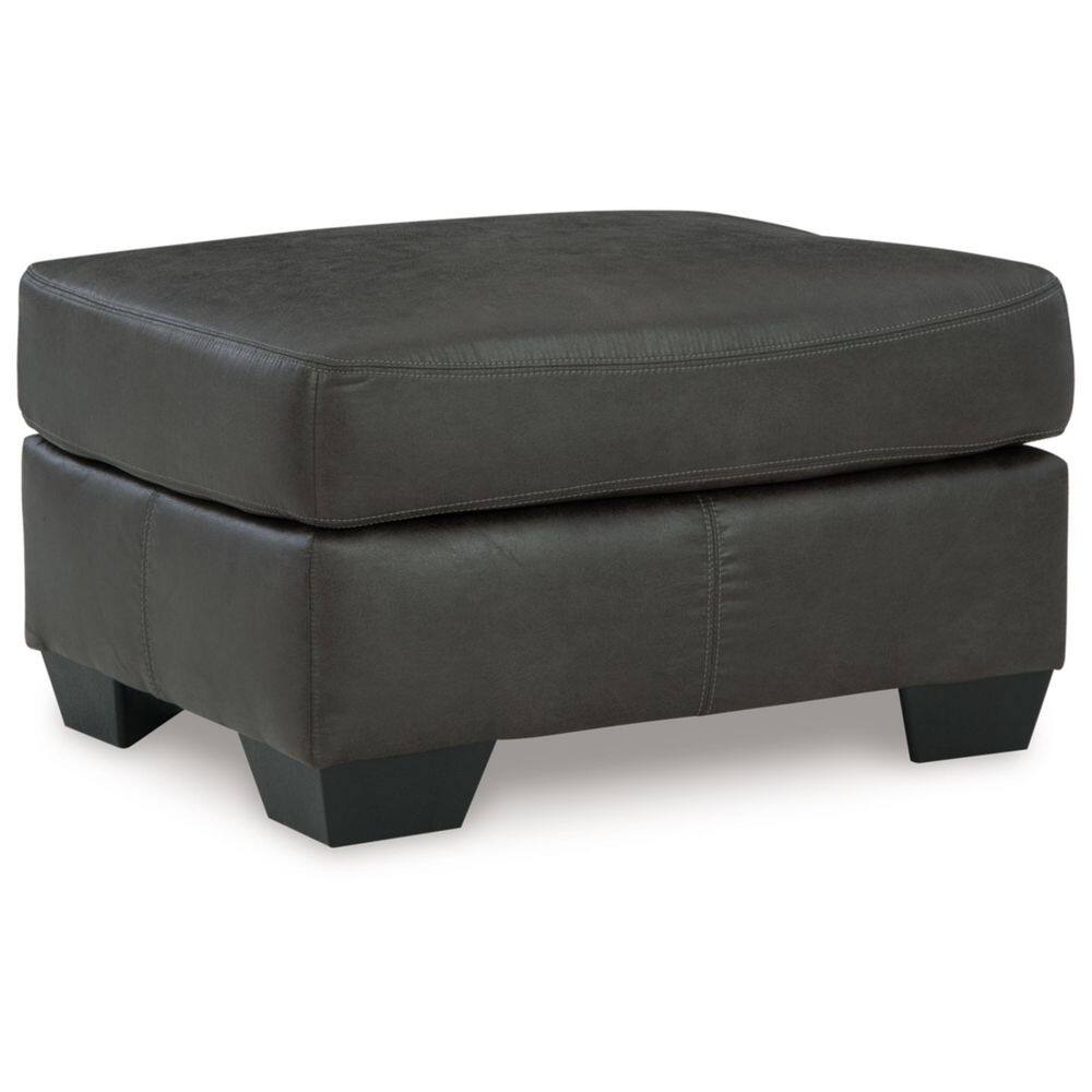 Bladen Gray Upholstered Traditional Ottoman