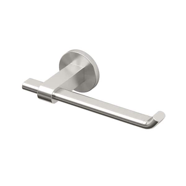 Gatco Zone Euro Style Single Post Toilet Paper Holder in Satin Nickel