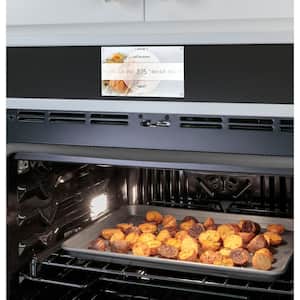 30 in. Smart Single Electric Wall Oven with Convection and Self Clean in Matte White, Fingerprint Resistant