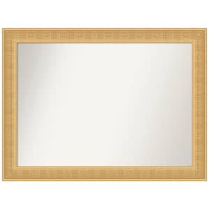 Trellis Gold 43.75 in. x 32.75 in. Non-Beveled Traditional Rectangle Wood Framed Bathroom Wall Mirror in Gold