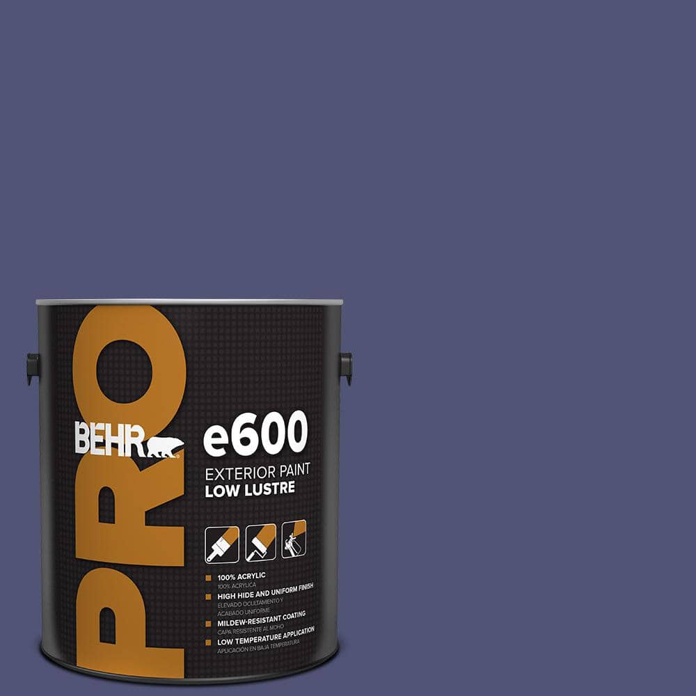BEHR PRO 1 gal. #630D-7 Deep Orchid Low Luster Exterior Paint PR62301 ...