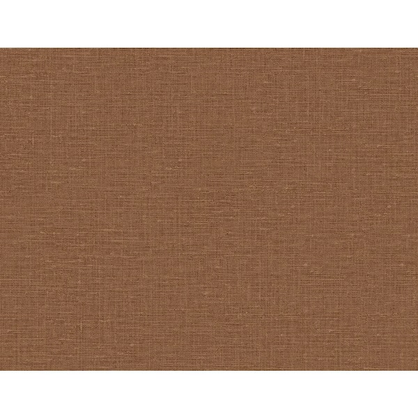 Seabrook Designs 60.75 sq. ft. Cinnamon Nomi Embossed Vinyl Unpasted Wallpaper Roll