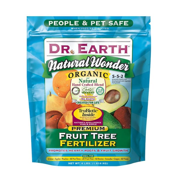DR. EARTH 4 lb. Organic Natural Wonder Fruit Tree Dry Fertilizer