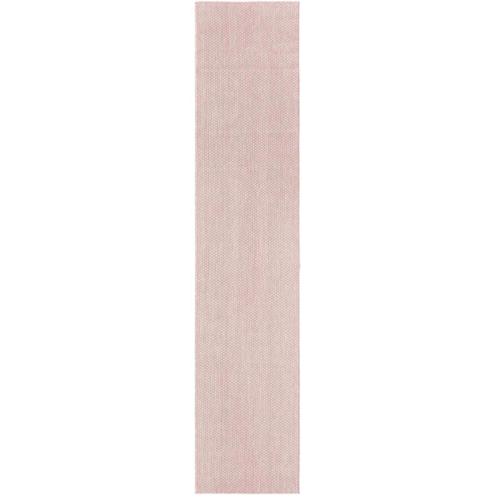 Outdoor Solid Whisper Pink 2 ft. 7 in. x 12 ft. Area Rug price history on PriceWatchPro