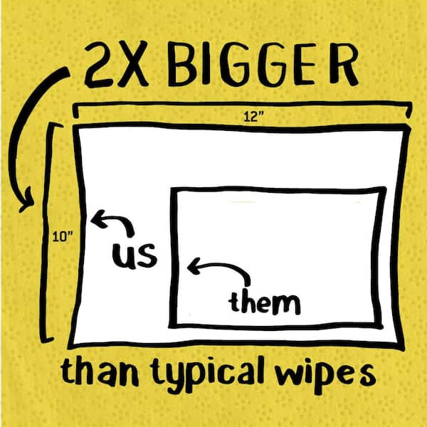 Citrus Scent Heavy-Duty Cleaning Wipes (90-Count)