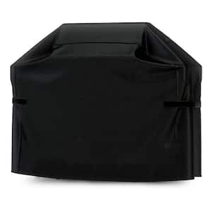 72 in. L x 26 in. W x 51 in. H Grill Cover for Outdoor Grill, BBQ Grill Cover, Top Heavy-Duty Large Grill Covers, Black