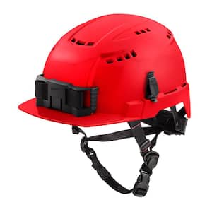 BOLT Red Type 2 Class C Front Brim Vented Safety Helmet (2-Pack)
