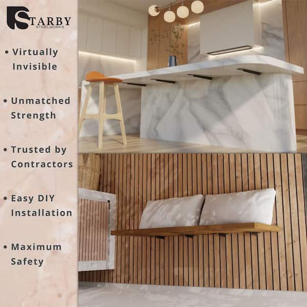 Starby Park Circle Designer Series Heavy Duty Decorative Mantel And Countertop Supports - Beautifully Crafted Corbels For Fireplace, Shelving Or Counters - 500 Lb Capacity - (2 Pack) (8\"x8\"x2
