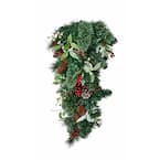 30 in. Lighted Decorated Teardrop with Timer