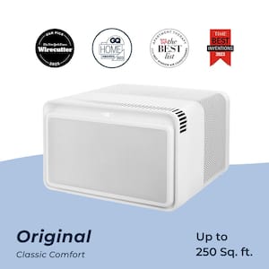 6,000 BTU 115-Volts Quiet Smart Window Air Conditioner, Wi-Fi/Remote, #1 Easiest-to-Install, up to 250 sq ft.