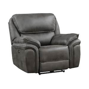 Arlo Gray Microfiber Power Recliner