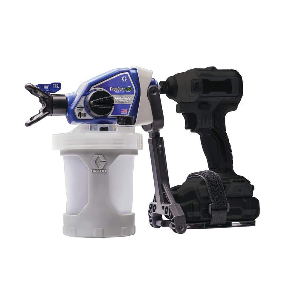 Graco TrueCoat 360-Handheld Cordless Connect Drill Paint Sprayer with ...