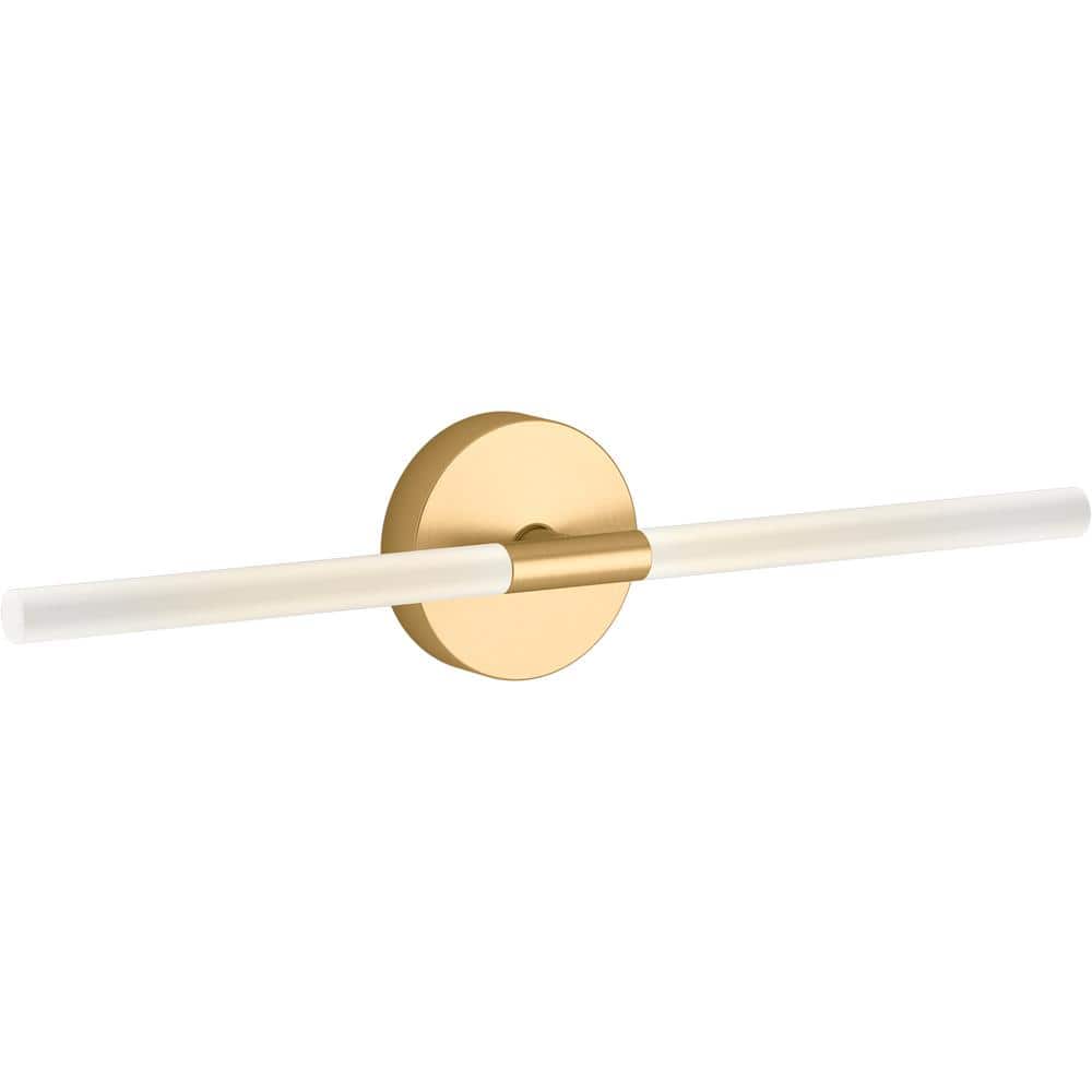Components 1-Light Vibrant Brushed Moderne Brass Wall Sconce price history on PriceWatchPro
