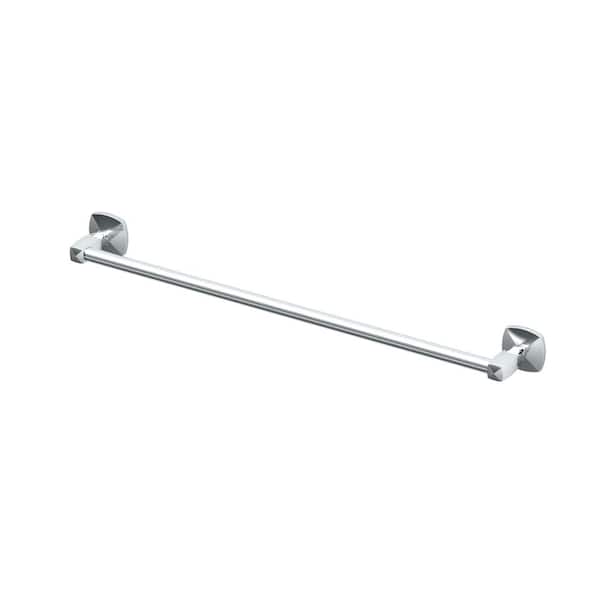 Gatco Jewel 24 in. Towel Bar in Chrome