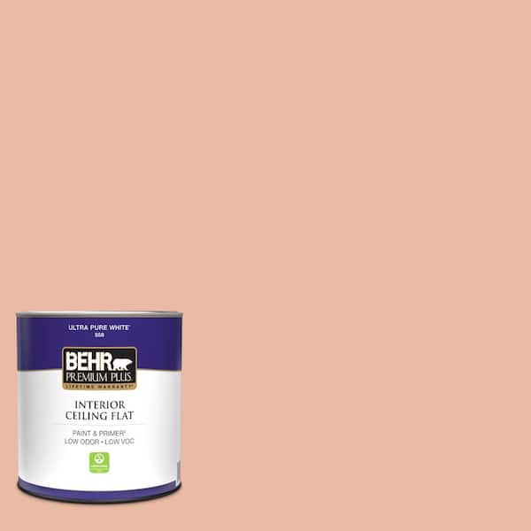 BEHR PREMIUM PLUS 1 qt. #M200-3 Sunset Drive Ceiling Flat Interior Paint