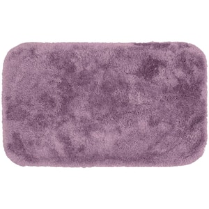 Finest Luxury Purple 24 in. x 40 in. Plush Nylon Bath Mat