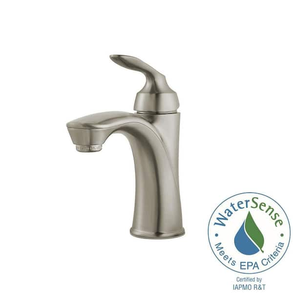 Pfister Avalon Single Hole Single-Handle Bathroom Faucet in Brushed ...