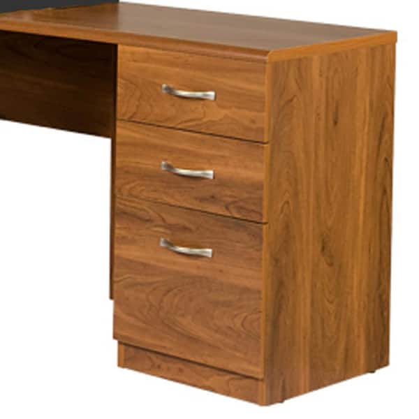 OS Home and Office Furniture Autumn Oak Laminate 3-Drawer Extension Unit