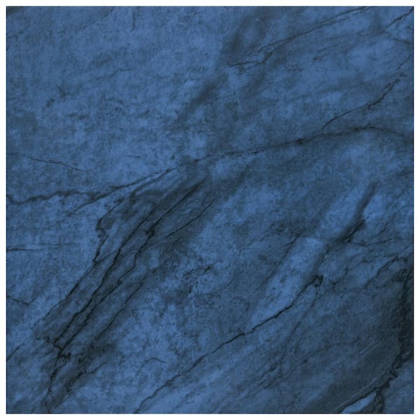 Merola Tile Renaissance Indigo 8 in. x 8 in. Porcelain Floor and Wall Take Home Tile Sample