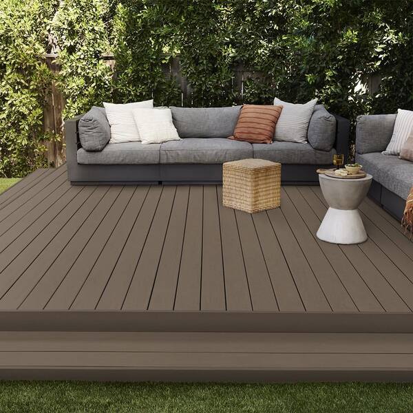 BEHR DECKplus 5 gal. #N220-6 Landmark Brown Solid Color