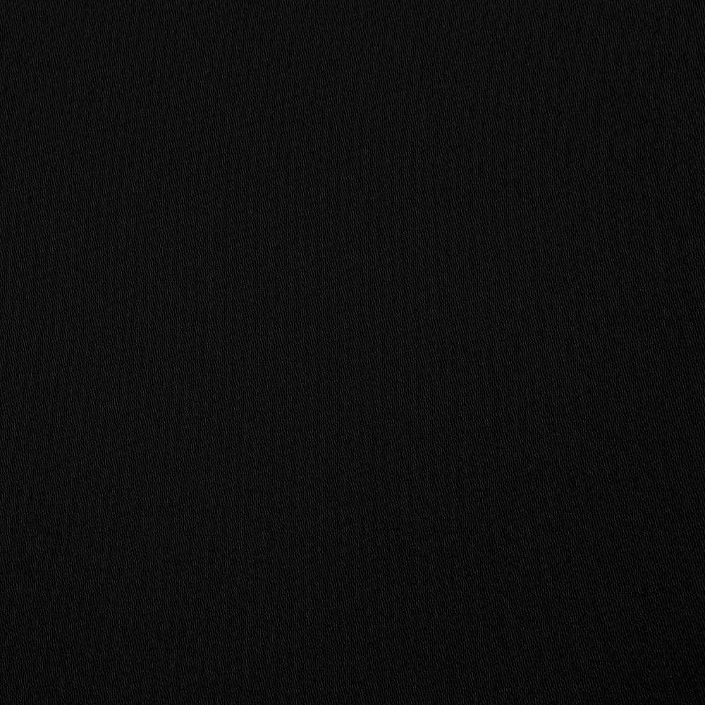 Black Polyester Blackout Grommet Window Panel, 52" x 63"