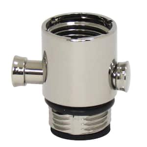 Pause/Trickle Adapter for Hand-Held Showers in Polished Nickel