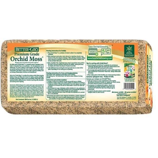 FAST SHIP Details about   Sphagnum Orchid Grow Moss Organic  Natural Premium grade 190 cu.in 