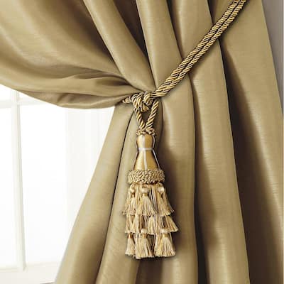 Classic Curtain  Holdbacks Antique Gold 150mm Pack of 2 