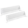 Rev-A-Shelf 14 in. Tip-Out Accessory Tray with Tab Stops, White (2-Pack ...