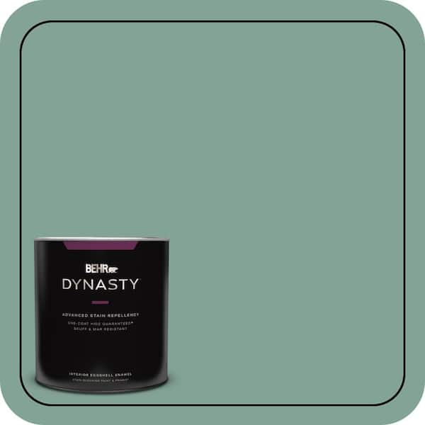 BEHR DYNASTY 1 qt. #470F-4 Aspen Aura Eggshell Enamel Interior Stain-Blocking Paint and Primer