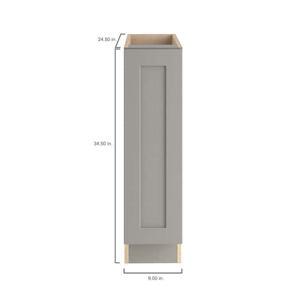 Hampton Assembled 9x34.5x24 in. Base Cabinet in Unfinished Beech Hampton Assembled 9x34.5x24 in. Base Cabinet in Unfinished Beech