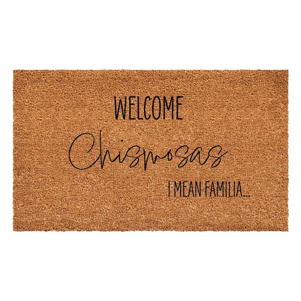 Calloway Mills Welcome Chismosas I mean Familia Doormat 17" x 29"