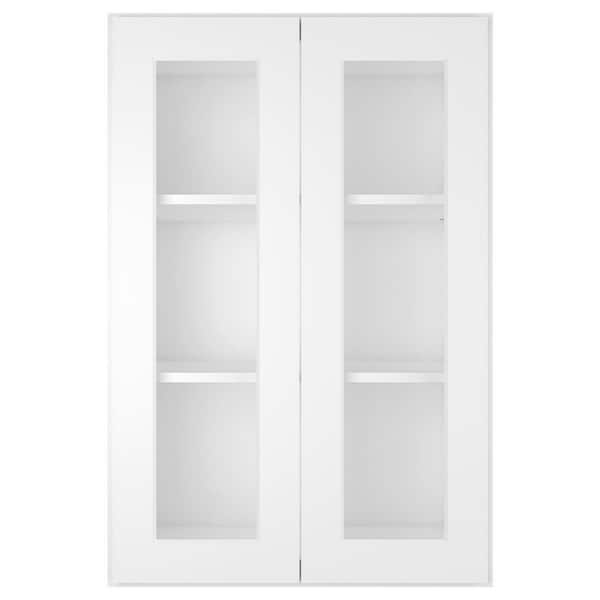 Shaker White Homeibro Ready To Assemble Kitchen Cabinets Hd Sw W2436gd A 64 600 