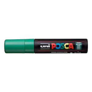 PC-17K Extra Broad Rectangular Chisel Paint Marker, Green