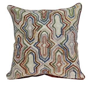 Chava Transitional Multicolor Bolster Throw Pillow