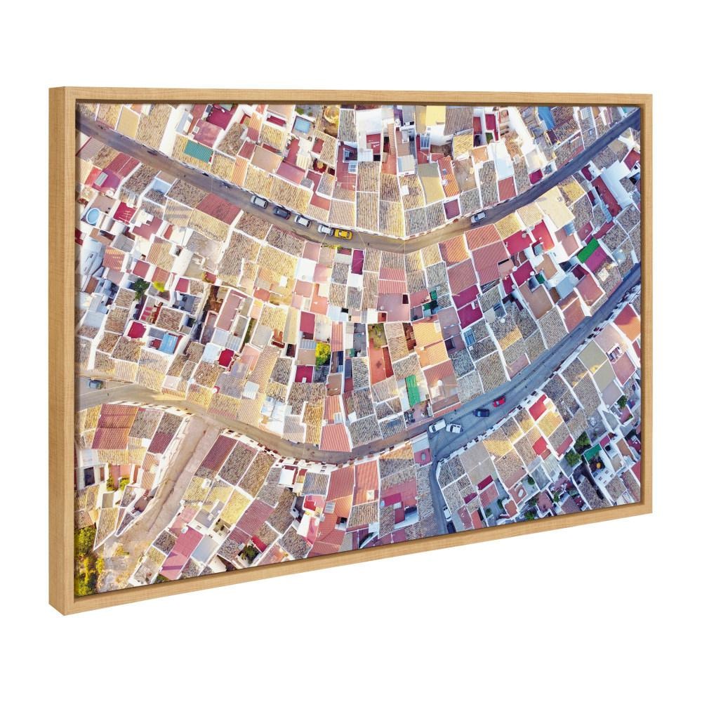 Natural Multicolor Landscape Canvas Wall Art, 23x33