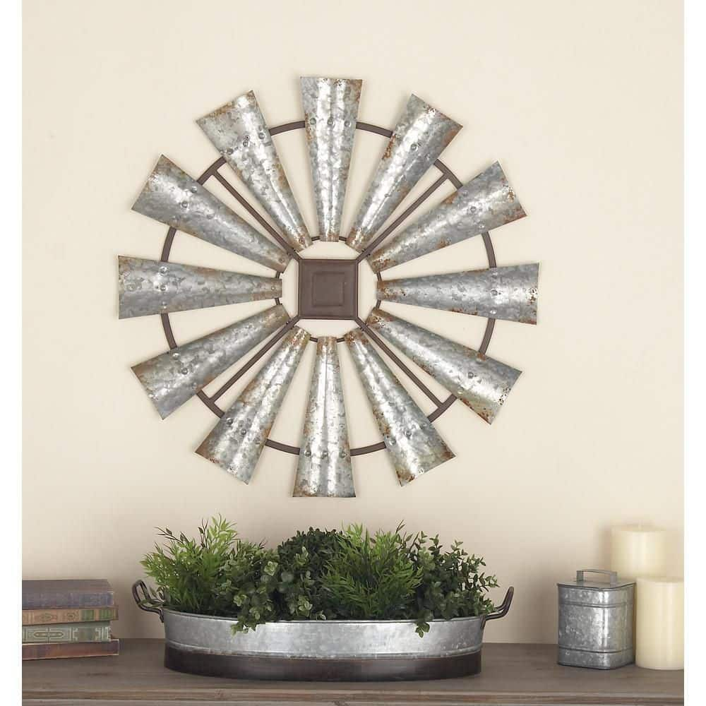 Beautiful Metal Windmill Wall Decor: Transform Your Space with Style